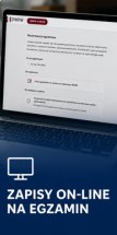 zapisy na egzamin online